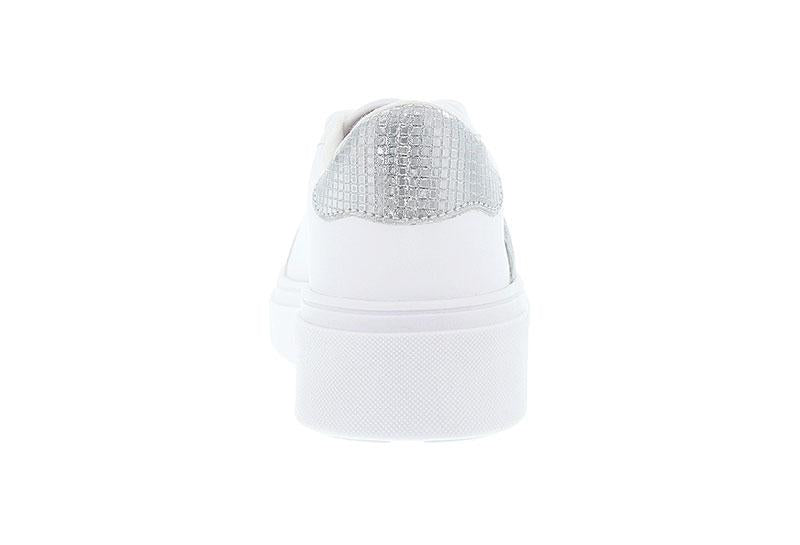 Tenis Vizzano Casual Branco e prata