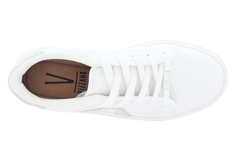 Tenis Vizzano Casual Branco e prata