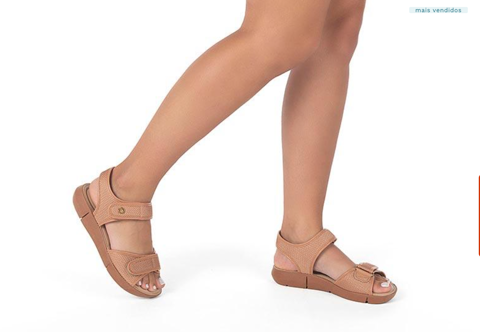Sandália Ortopédica Ultra Comfort Tela Lena