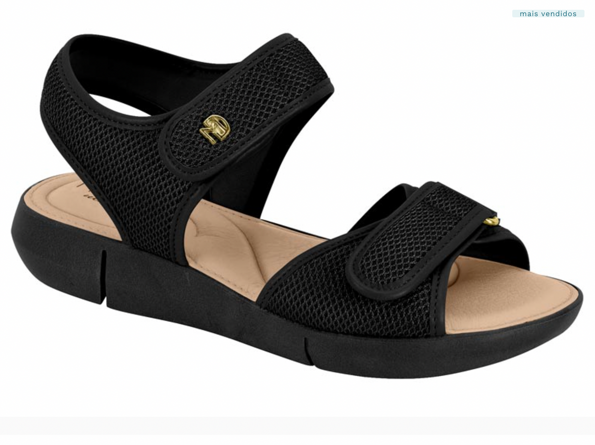 Sandália Ortopédica Ultra Comfort Tela Lena